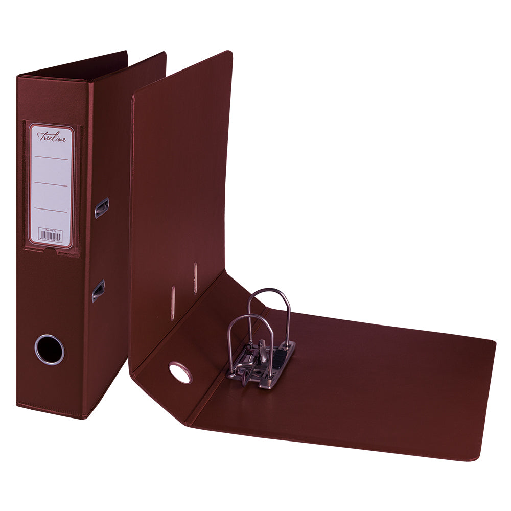 A4 PVC Lever Arch File Reinforced Base with Rado Mechanism - 70mm - Burgundy