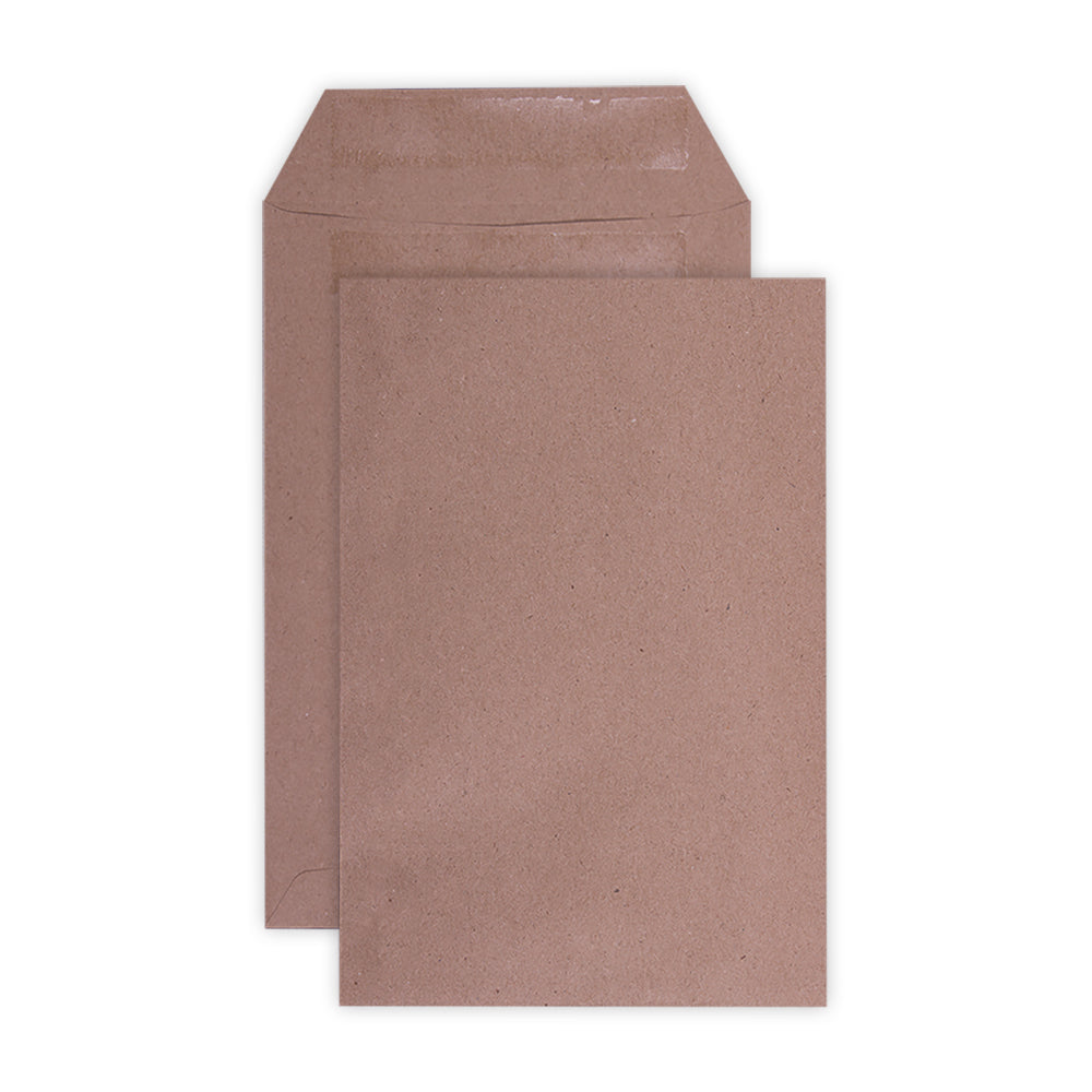 Wage Envelopes Self Seal 152x102mm - Plain Manilla 500's