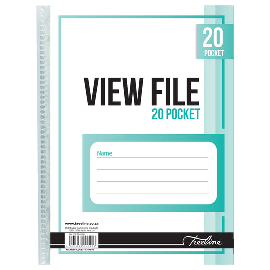 View File with Welded Spine - 40 Micron - 20 Pocket