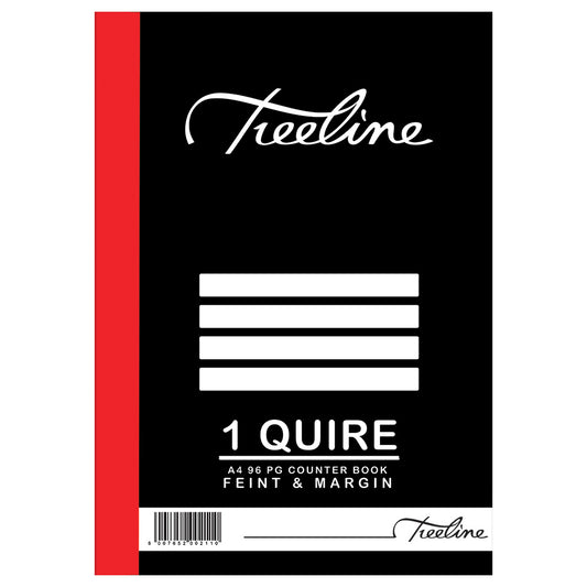 1 Quire A4 Counter Book 96pg Fent & Margin
