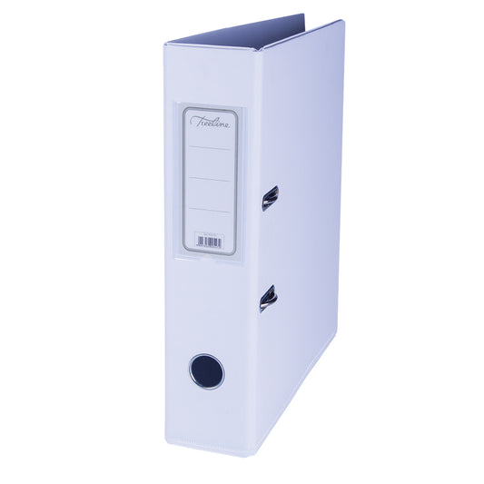 A4 PVC Lever Arch File Reinforced Base with Rado Mechanism - 70mm - White