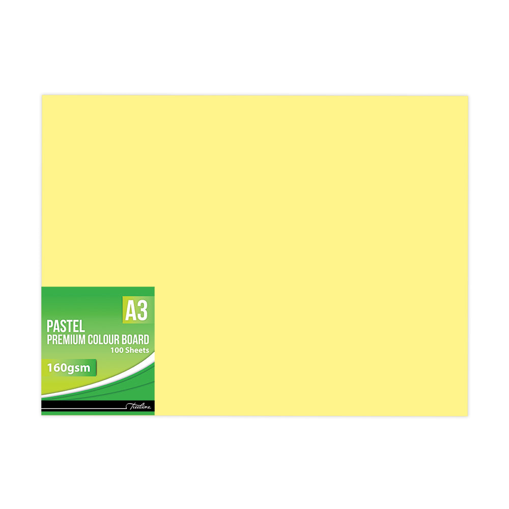 Pastel Board A3 - 160gsm - Yellow
