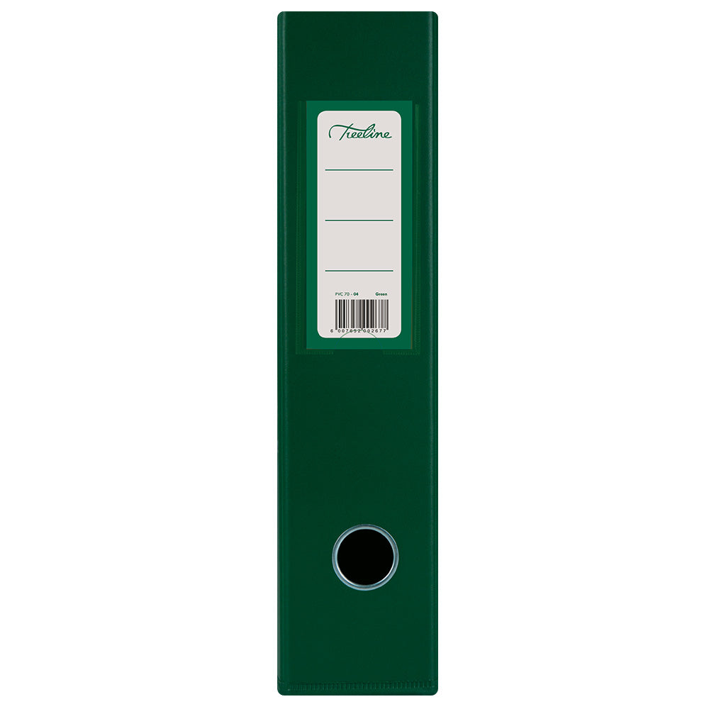 A4 PVC Lever Arch File Reinforced Base with Rado Mechanism - 70mm - Green