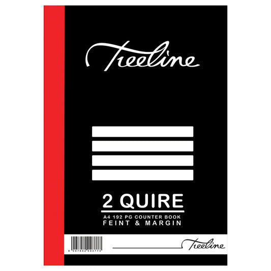 Book Counter 192pg A4 F/M 2 Quire  each