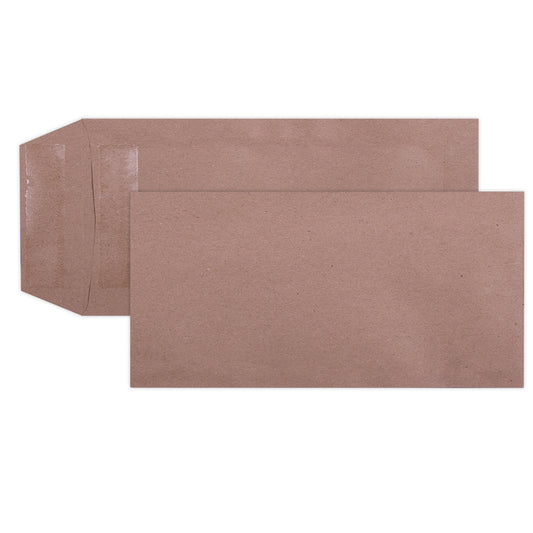 DLP Envelopes Self Seal 220x110mm 80gsm - Manilla 500's