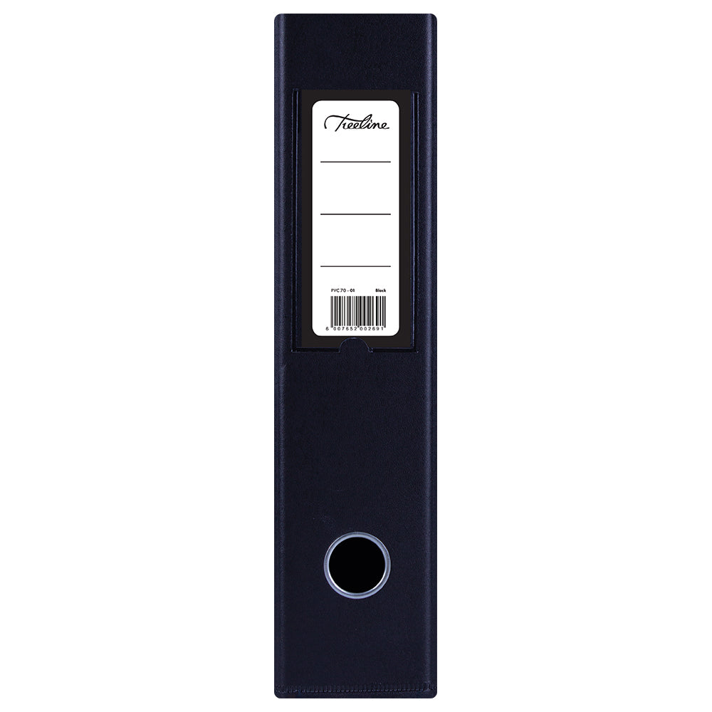 A4 PVC Lever Arch File Reinforced Base with Rado Mechanism - 70mm - Black
