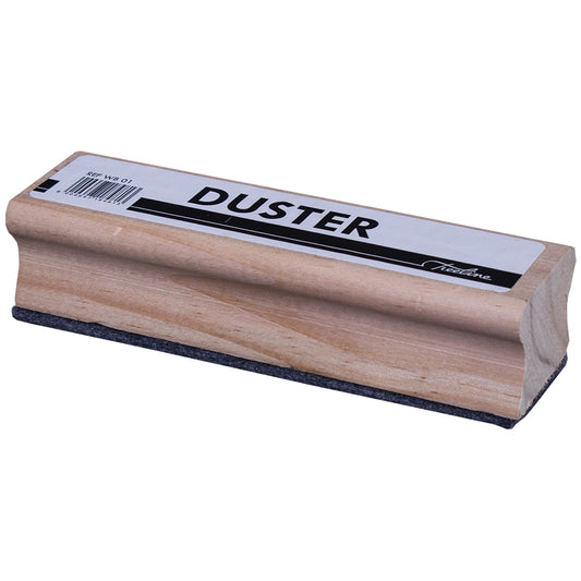 Chalkboard / Whiteboard Duster - Wooden with Grey Felt - 150x40mm