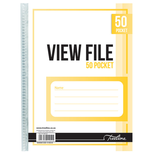 View File with Welded Spine - 40 Micron - 50 Pocket