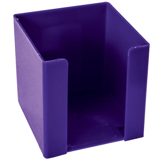 Cube Paper Holder - Plastic - 95x95mm - Electric Purple