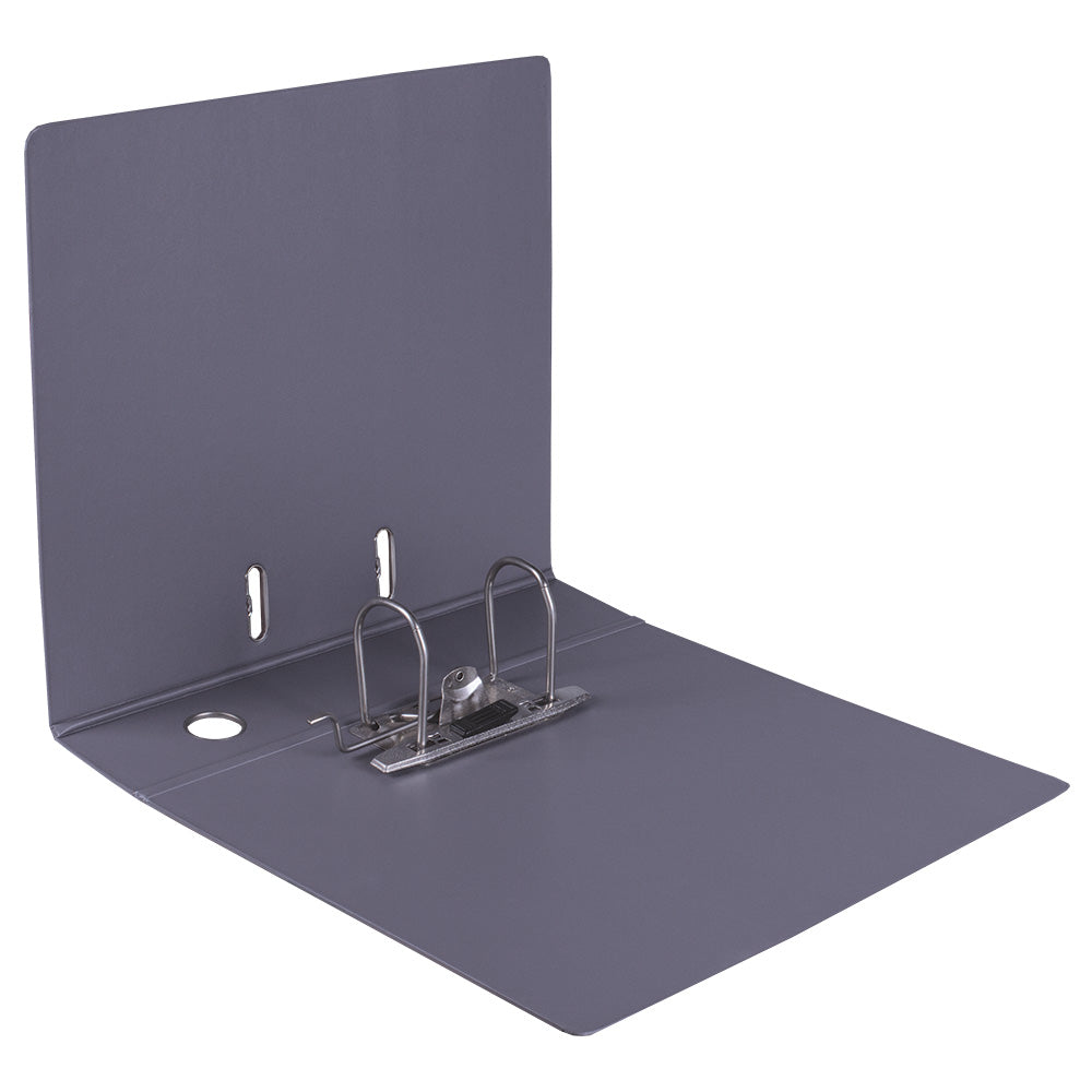 A4 PVC Lever Arch File Reinforced Base with Rado Mechanism - 70mm - Grey