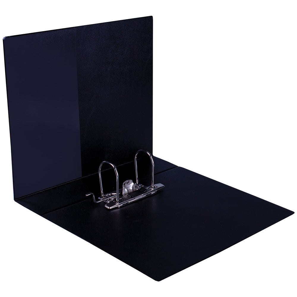 A4 Lever Arch Design-A-File PVC with Overlay & Inside Pocket - 70mm - Black