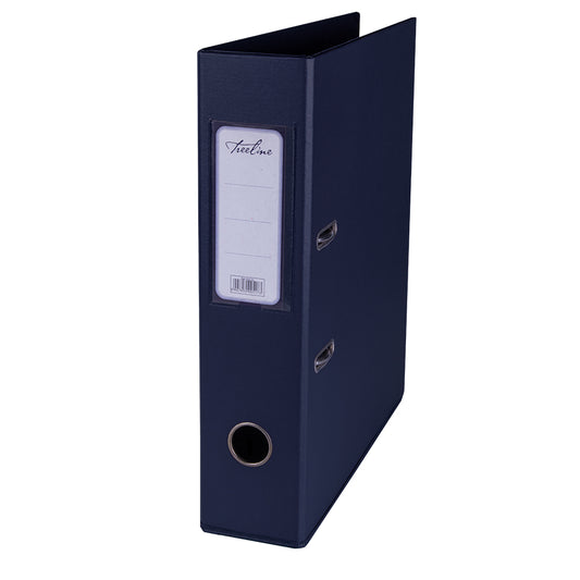 A4 PVC Lever Arch File Reinforced Base with Rado Mechanism - 70mm - Navy Blue