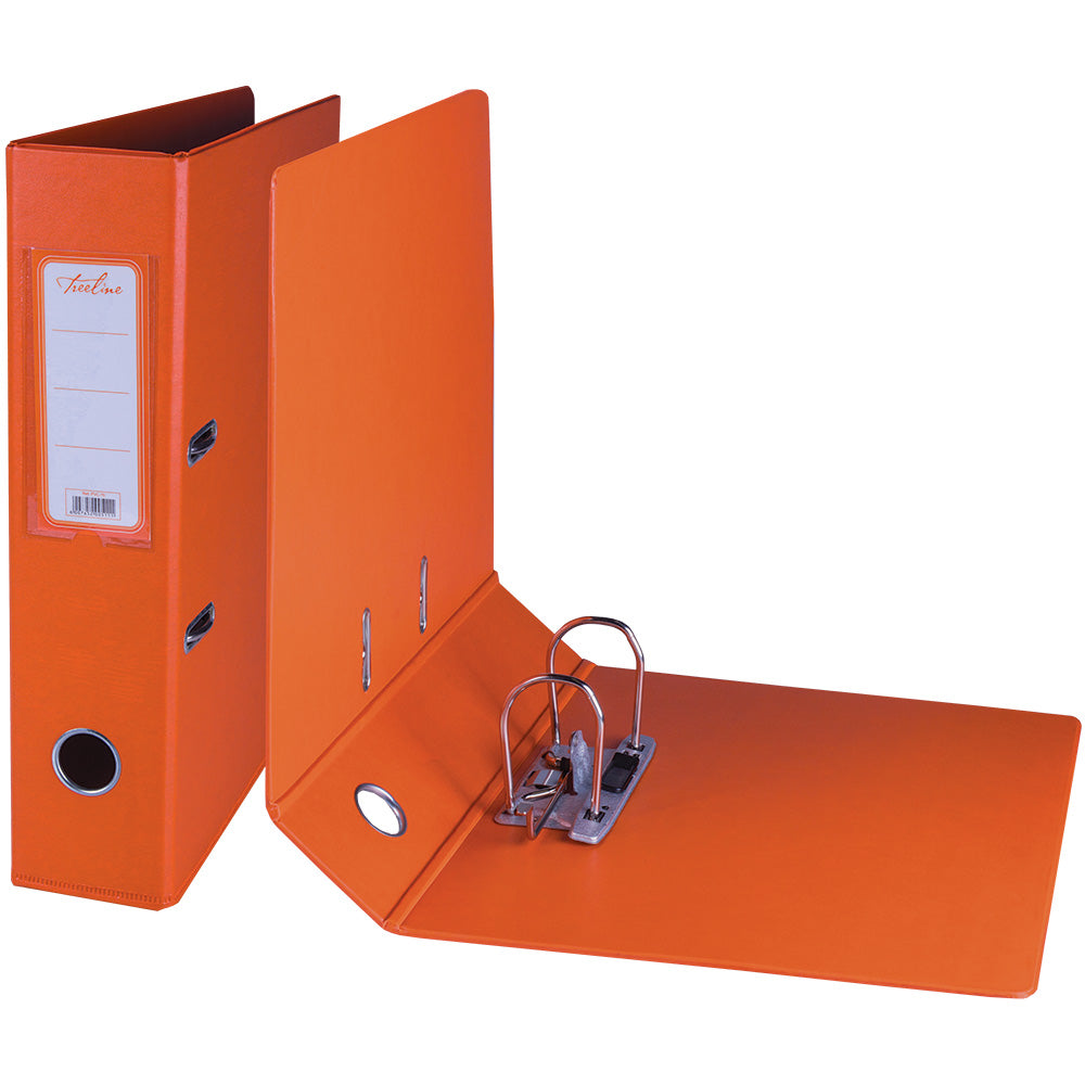 A4 PVC Lever Arch File Reinforced Base with Rado Mechanism - 70mm - Orange