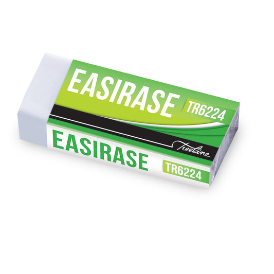 Eraser PVC 61x23x12.5mm Sleeved
