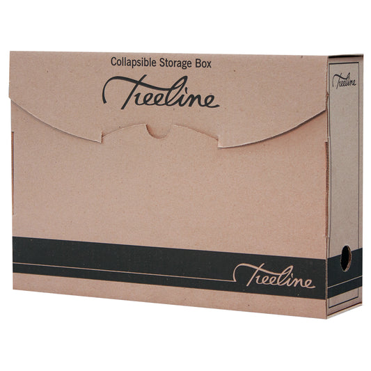 Collapsible Filing Box 260x105x380mm Manilla Board