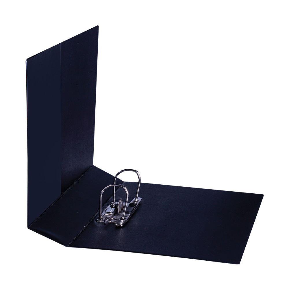 A4 Lever Arch Design-A-File PVC with Overlay & Inside Pocket - 70mm - Black