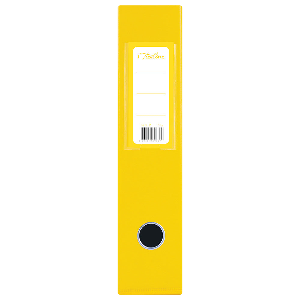 A4 PVC Lever Arch File Reinforced Base with Rado Mechanism - 70mm - Yellow