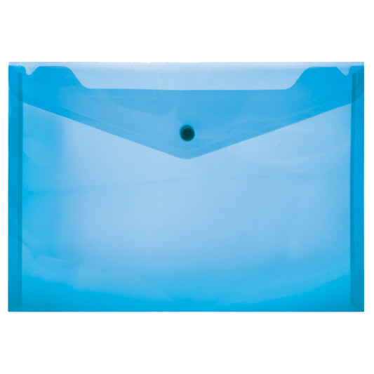 Carry Folder A3 PVC with Stud - Blue