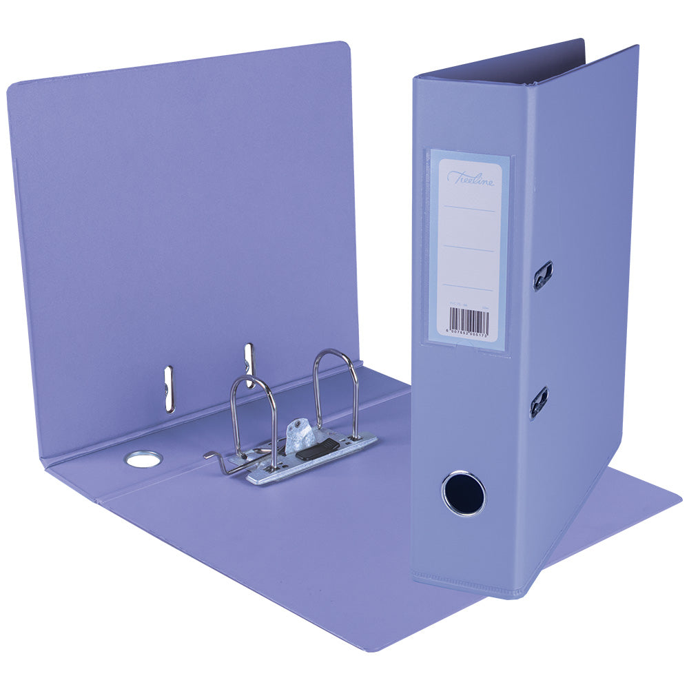 A4 PVC Lever Arch File Reinforced Base with Rado Mechanism - 70mm - Lilac