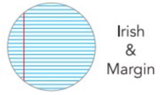 College Exercise Book 72p A4 Irish & Margin