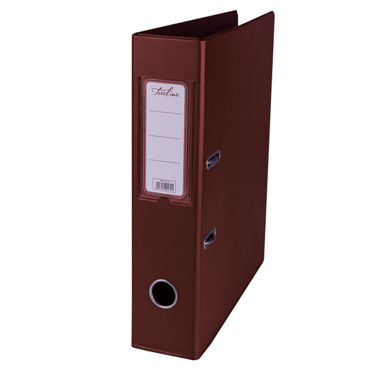 A4 PVC Lever Arch File Reinforced Base with Rado Mechanism - 70mm - Burgundy