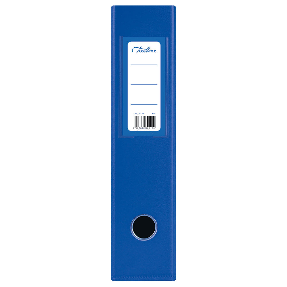 A4 PVC Lever Arch File Reinforced Base with Rado Mechanism - 70mm - Blue