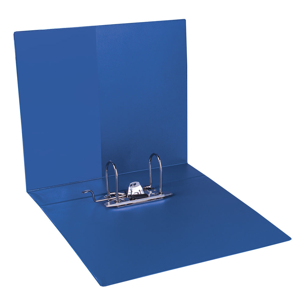 A4 Lever Arch Design-A-File PVC with Overlay & Inside Pocket - 70mm - Blue