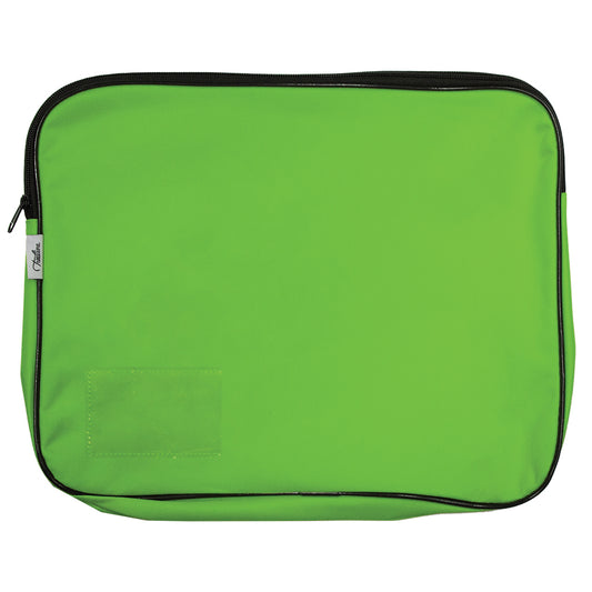 Canvas Book Bag with Card Holder Slot - Green