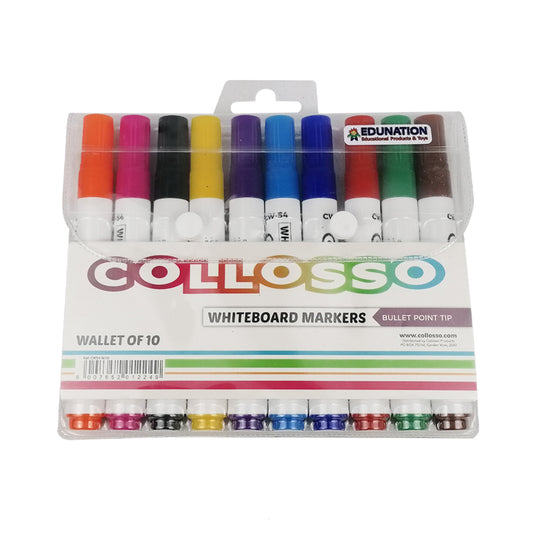 Whiteboard Markers Wallet of 10