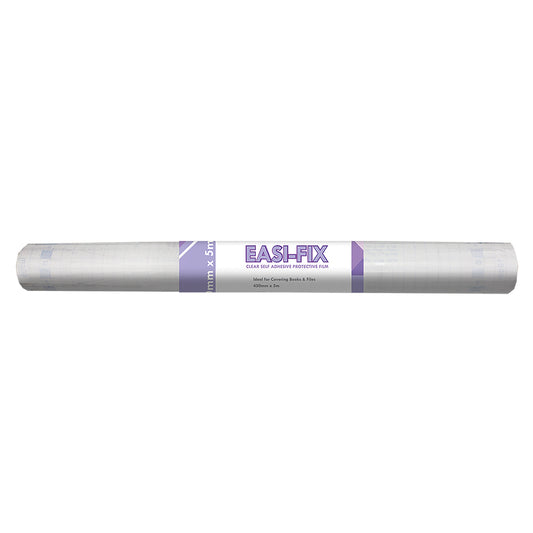 Book Covering Easi-Fix - Clear - 70 Micron - 5 Meter