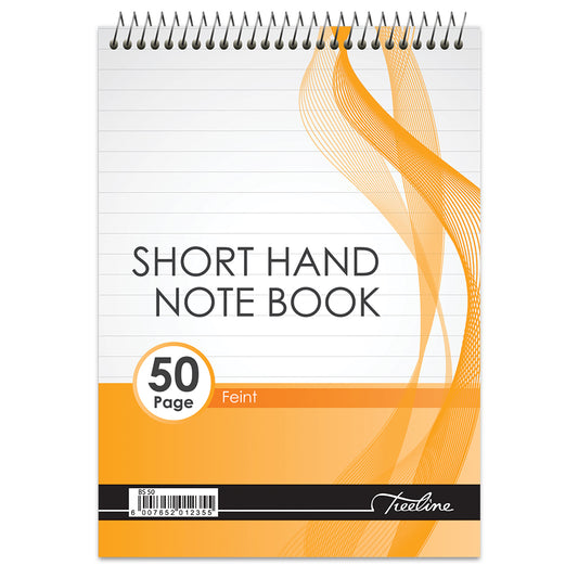 Book Pad Shorthand Feint A5 50 pages