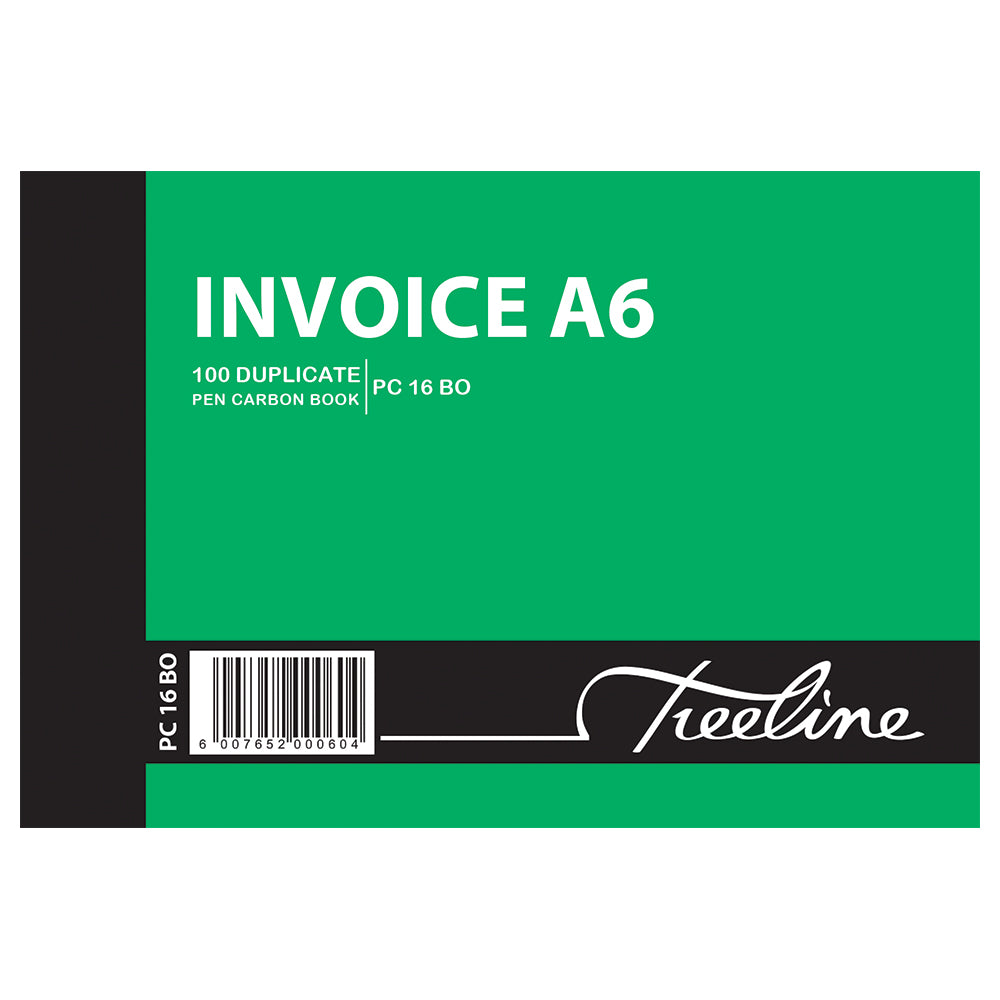 A6 Pen Crbon Book Duplicate 100's - Invoice Landscape