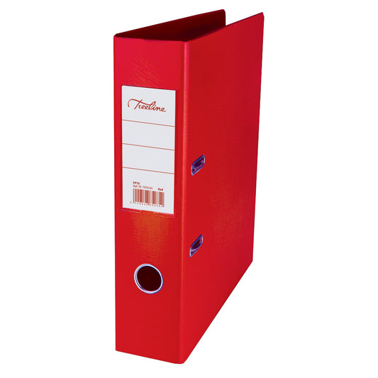 A4 PP Lever Arch File PolyProp with Rado Mechanism - 70mm - Red