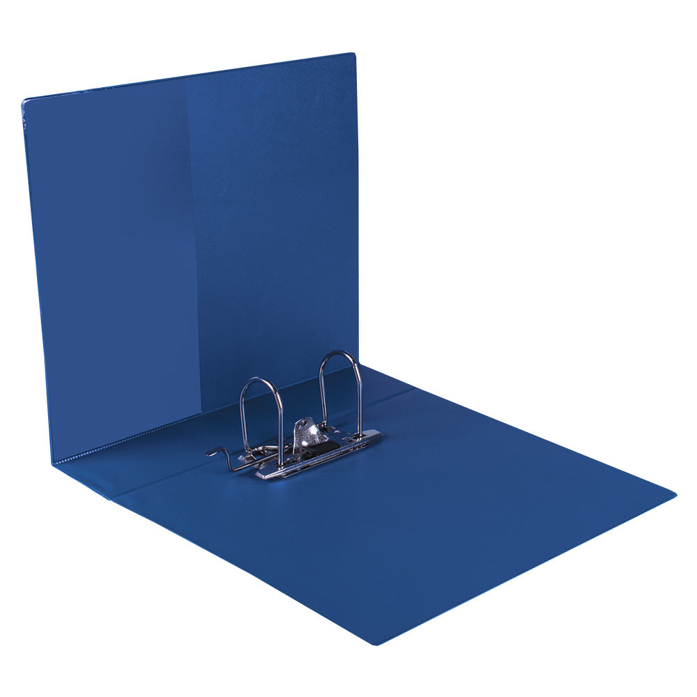A4 Lever Arch Design-A-File PVC with Overlay & Inside Pocket - 70mm - Blue 6
