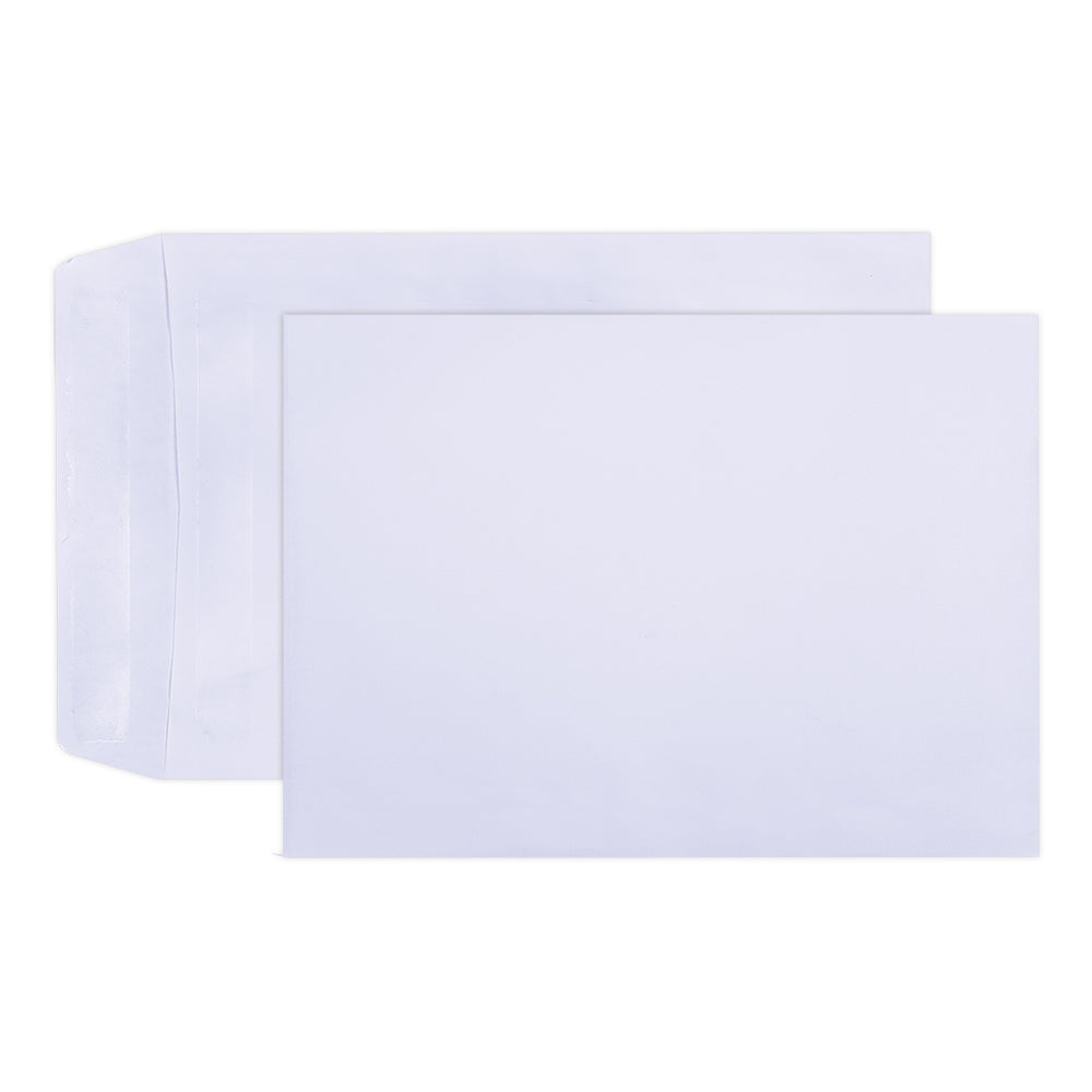 B4 Envelopes Self Seal 353x250mm 90gsm  - White 250's