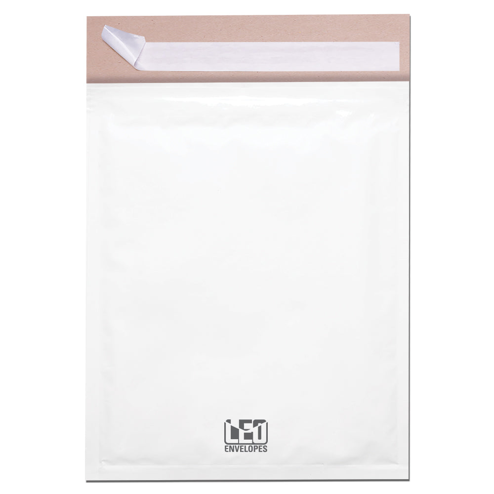 Bubble Mailer Envelopes 180x260mm - White with Strip Seal 10's