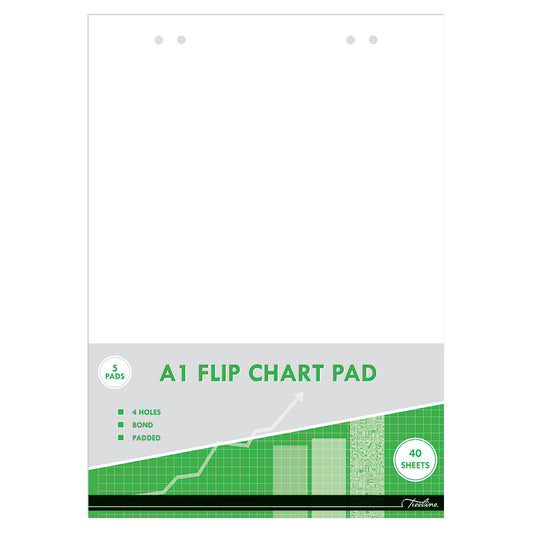 A1 Flip Chart Pad - Padded - 610x860mm - 60gsm - 40 sheets