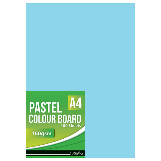Pastel Board A4 - 160gsm 100's - Blue