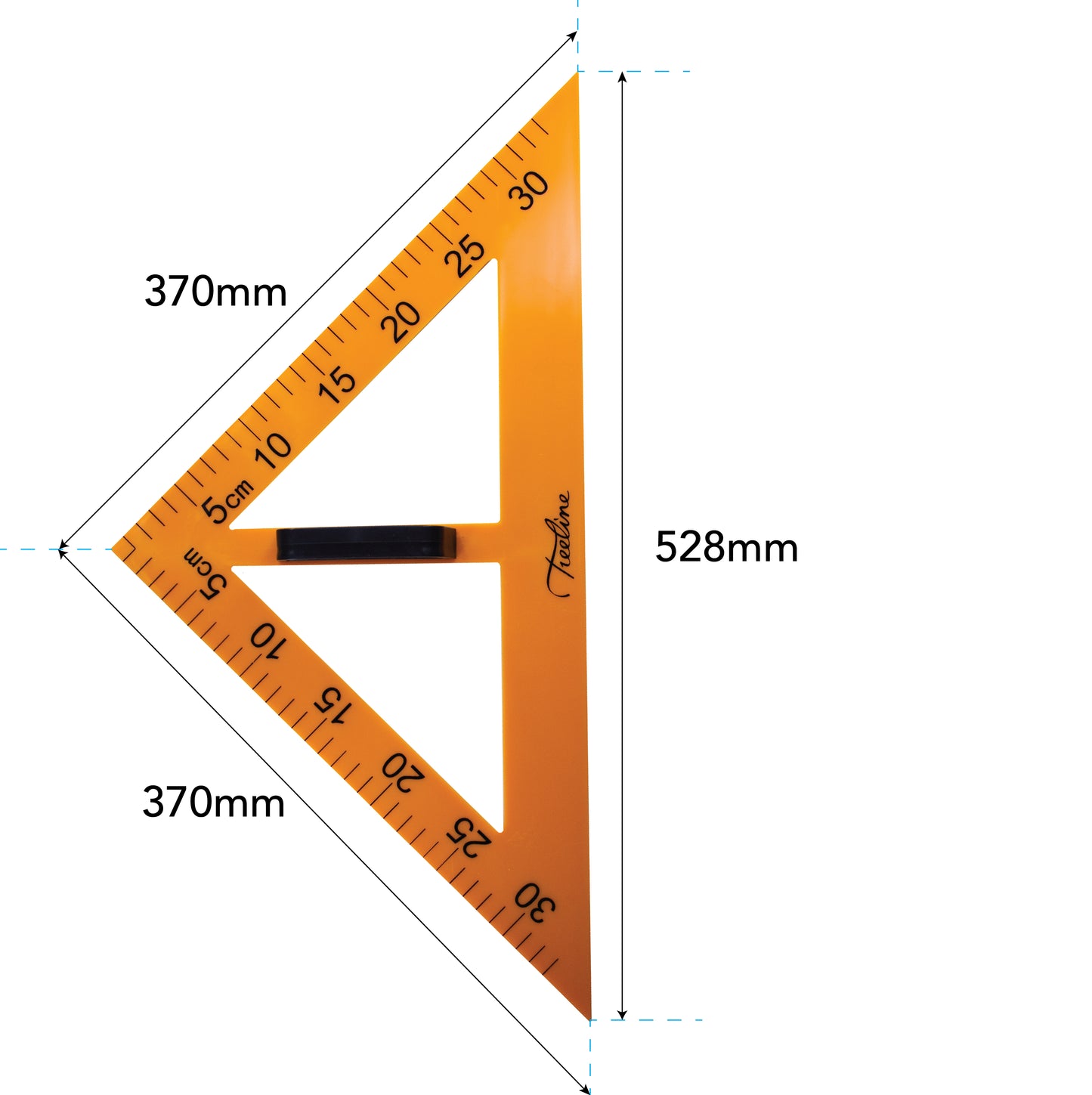 Chalkboard 45 Degree Set Square