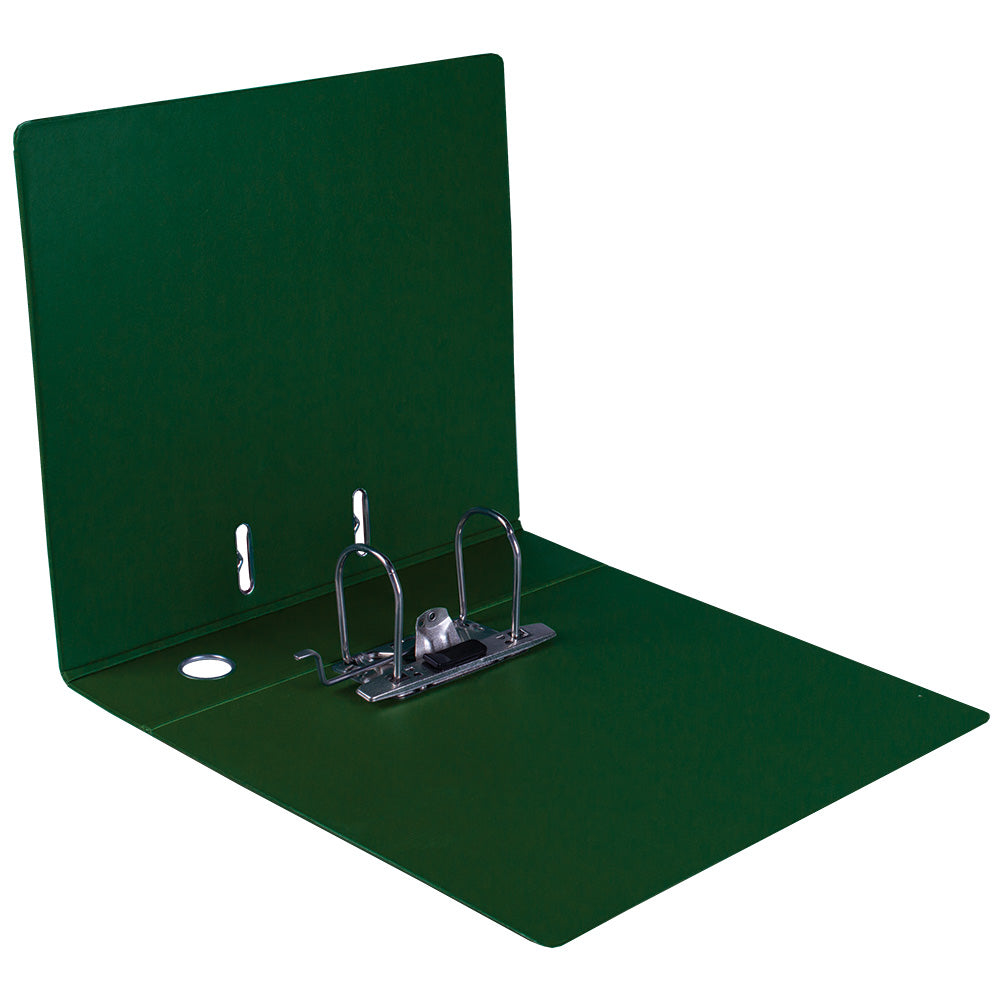 A4 PVC Lever Arch File Reinforced Base with Rado Mechanism - 70mm - Green