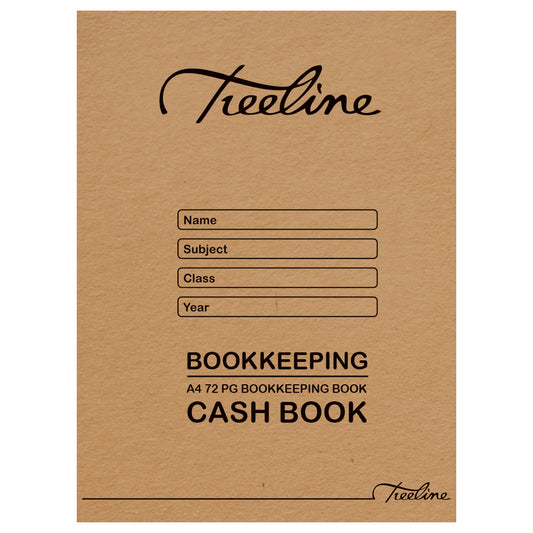 Bookkeeping Book A4 72pg Soft Cover - Treble Cash