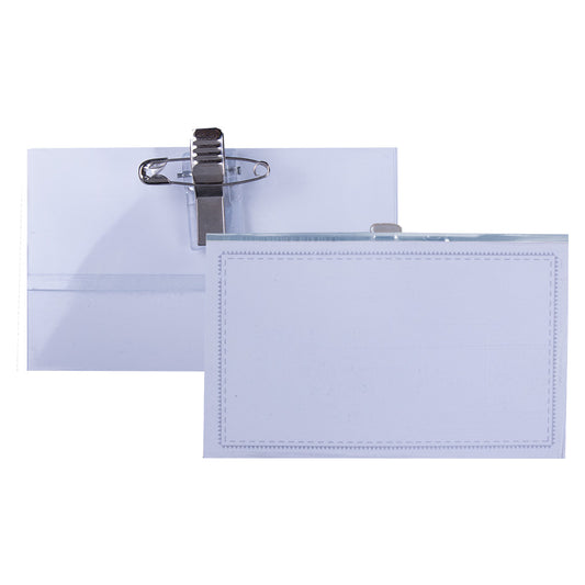 Name Badges with Clip & Pin 59x90mm