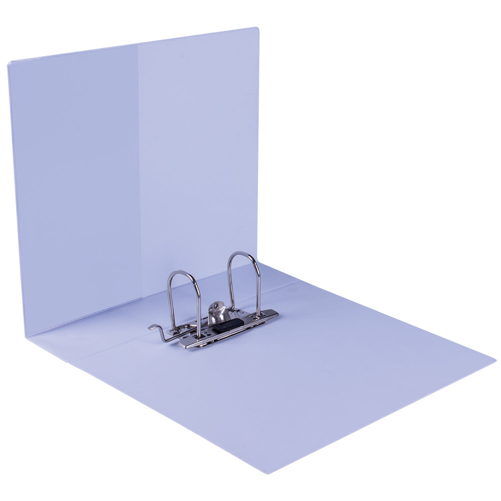 A4 Lever Arch Design-A-File PVC with Overlay & Inside Pocket - 70mm - White