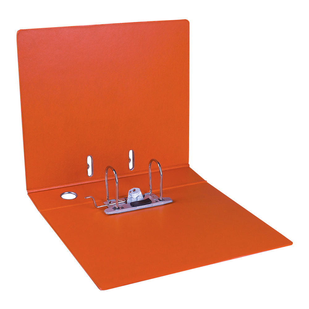 A4 PVC Lever Arch File Reinforced Base with Rado Mechanism - 70mm - Orange