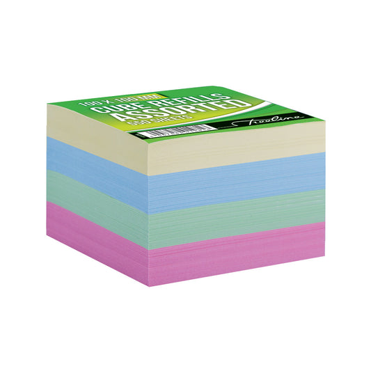 Cube Refill Shrink-Wrapped- 95x95mm - Assorted Colours