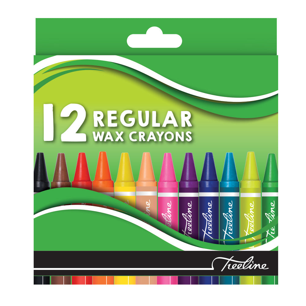 Wax Crayons - Regular - 12 piece