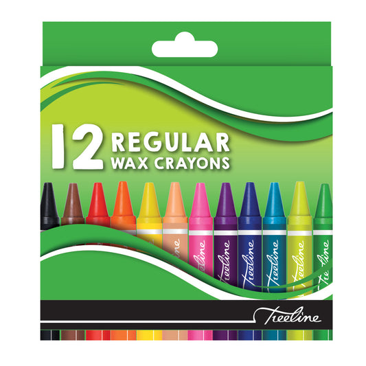 Wax Crayons - Regular - 12 piece