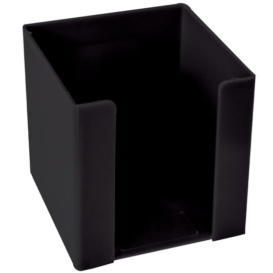 Cube Paper Holder - Plastic - 95x95mm - Black