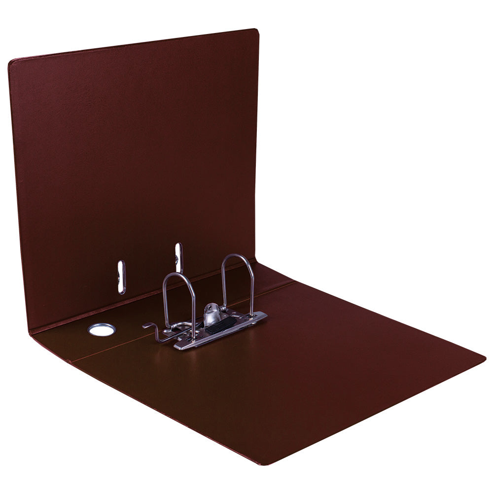 A4 PVC Lever Arch File Reinforced Base with Rado Mechanism - 70mm - Burgundy