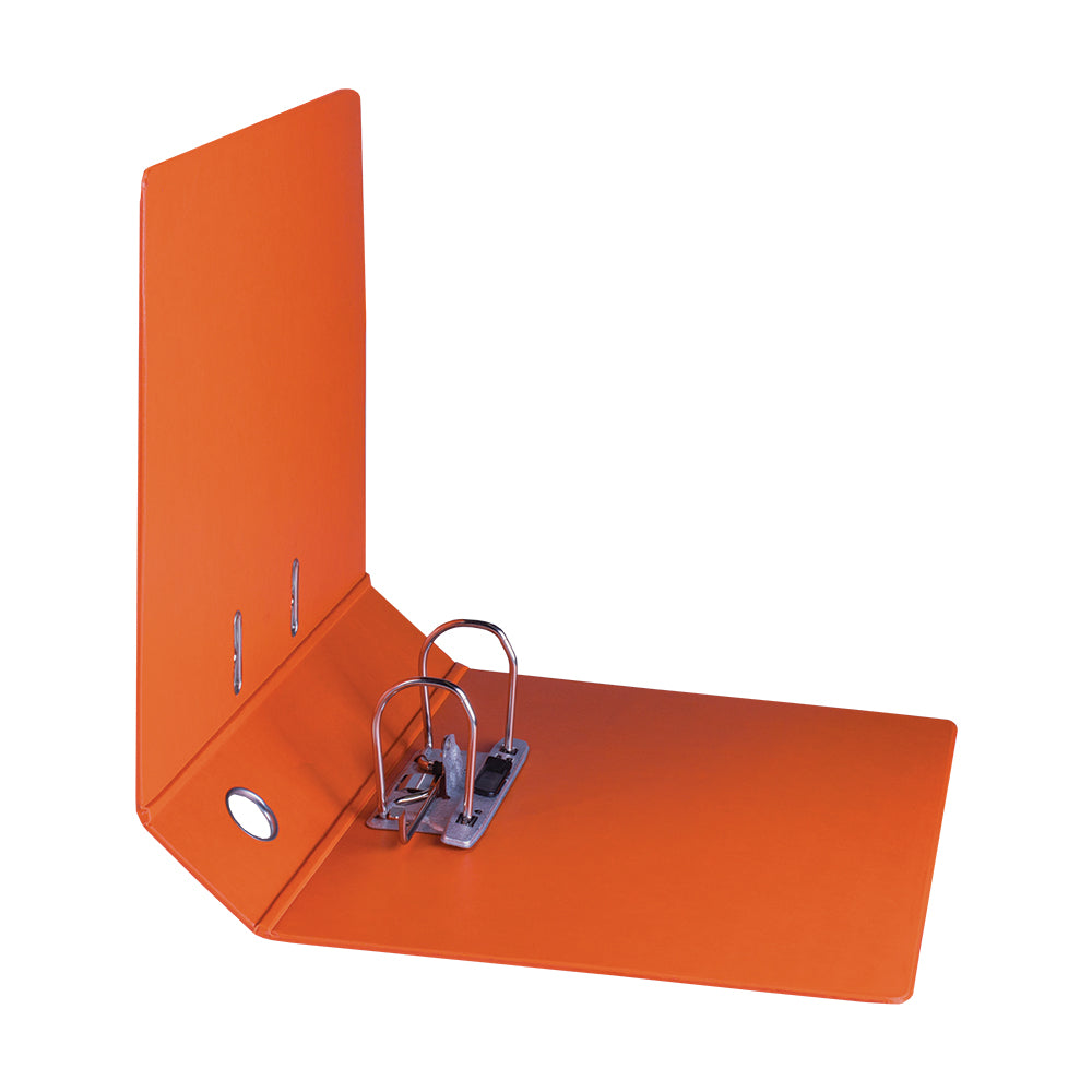 A4 PVC Lever Arch File Reinforced Base with Rado Mechanism - 70mm - Orange